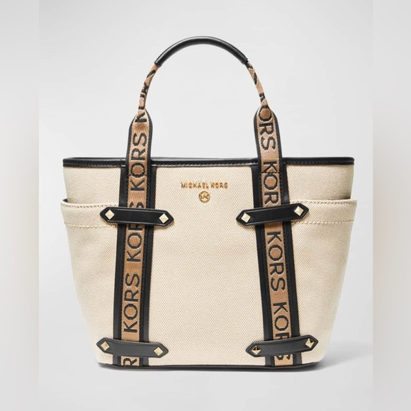 Michael Kors Small Canvas Tote Bag - Picture 1 of 14